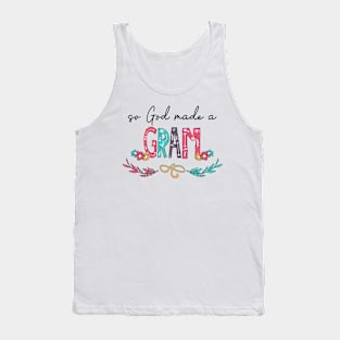 So God Made A Gram Happy Mother's Day Tank Top